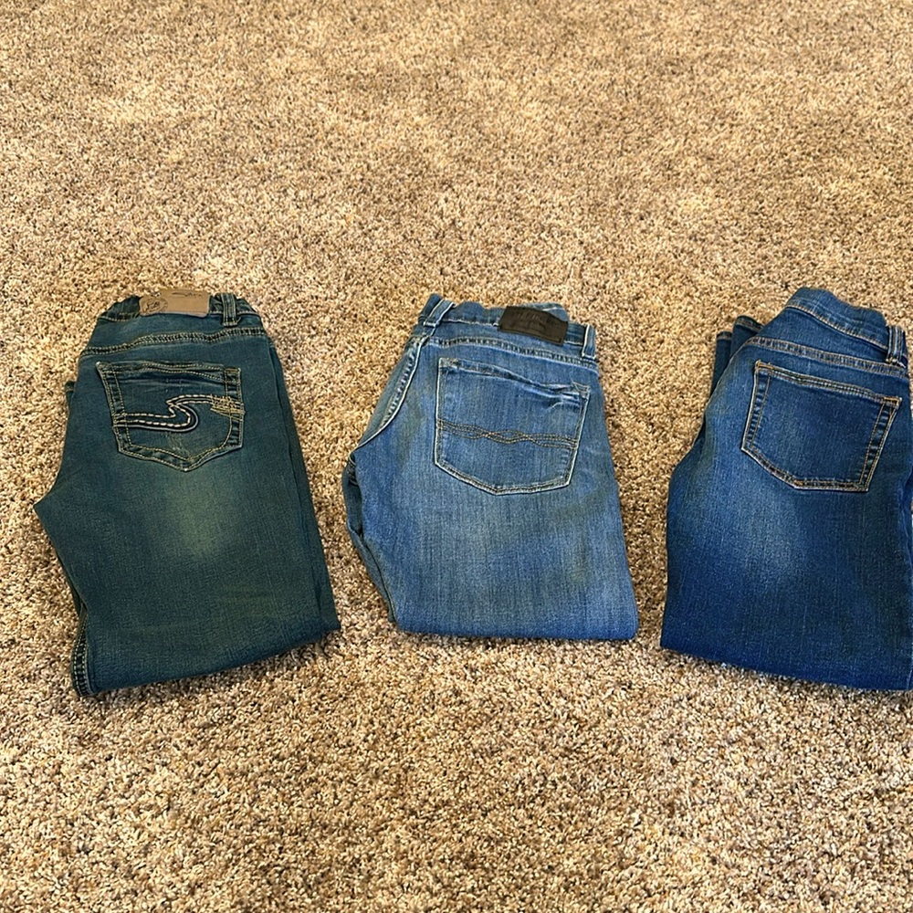 Silver, Levi, Gap jeans size kids size 10